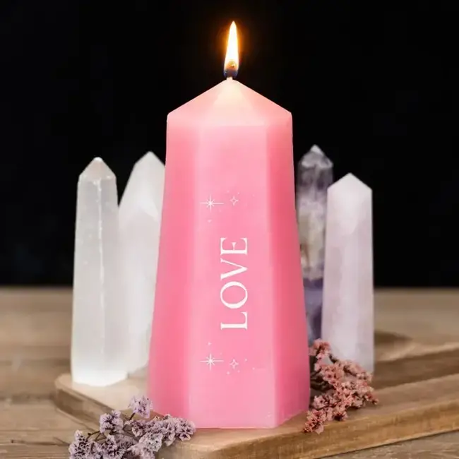 "Light Up Love: The Crystal Candle Charm!"