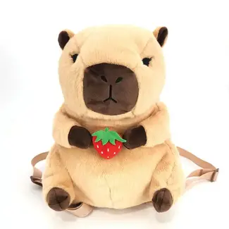 Comeco Inc. Capybara Furry Plush Backpack