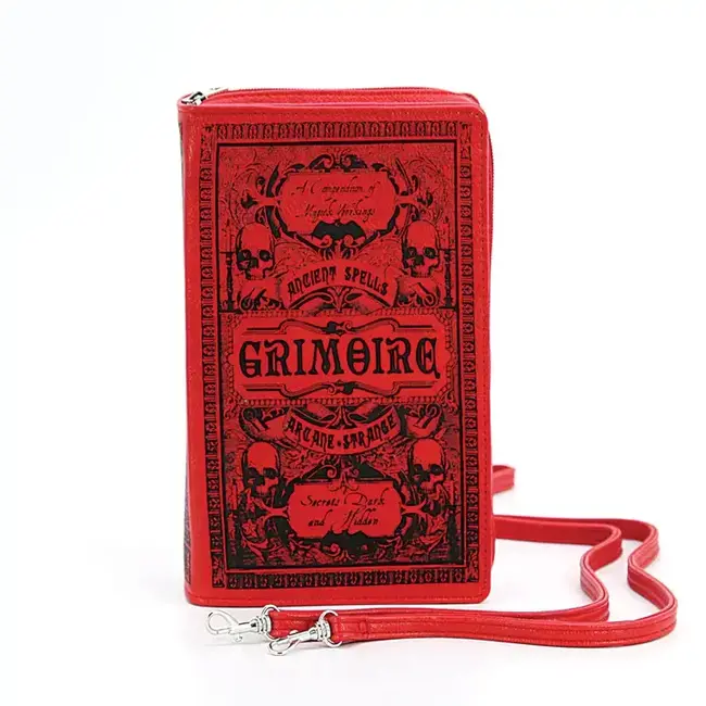 Grimoire Glam: Your Stylish Spellbook Clutch!
