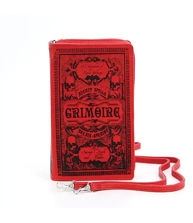 Grimoire Glam: Your Stylish Spellbook Clutch!