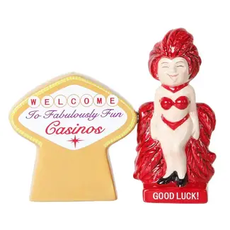 Pacific Giftware Casino Fun Salt and Pepper Shaker Set