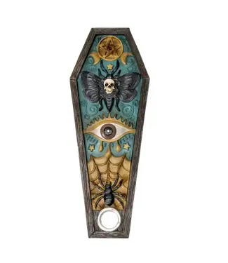 Pacific Giftware Gothic Coffin Incense Burner