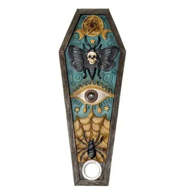 Light Up the Dark: Gothic Coffin Incense Burner