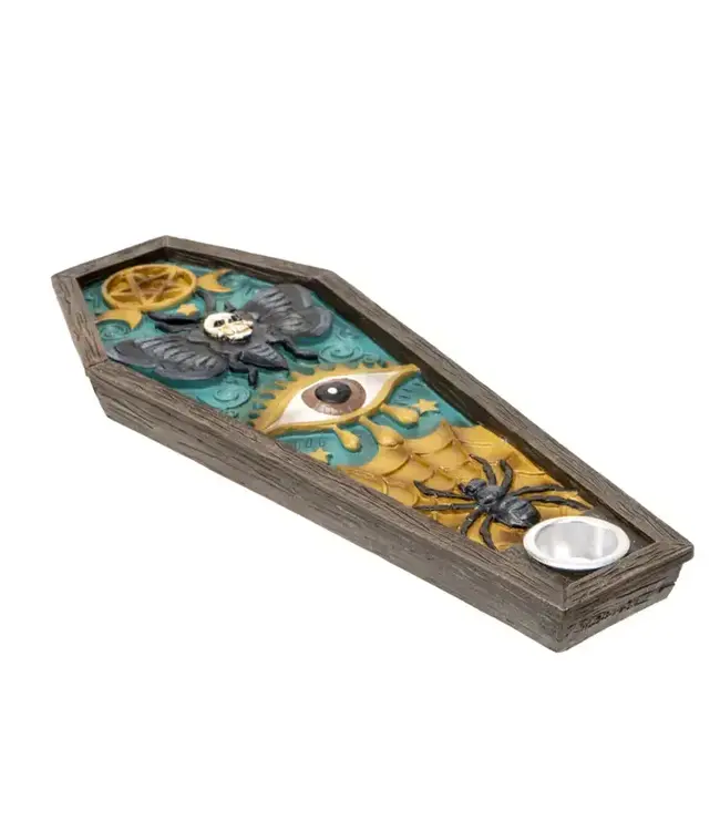 Light Up the Dark: Gothic Coffin Incense Burner