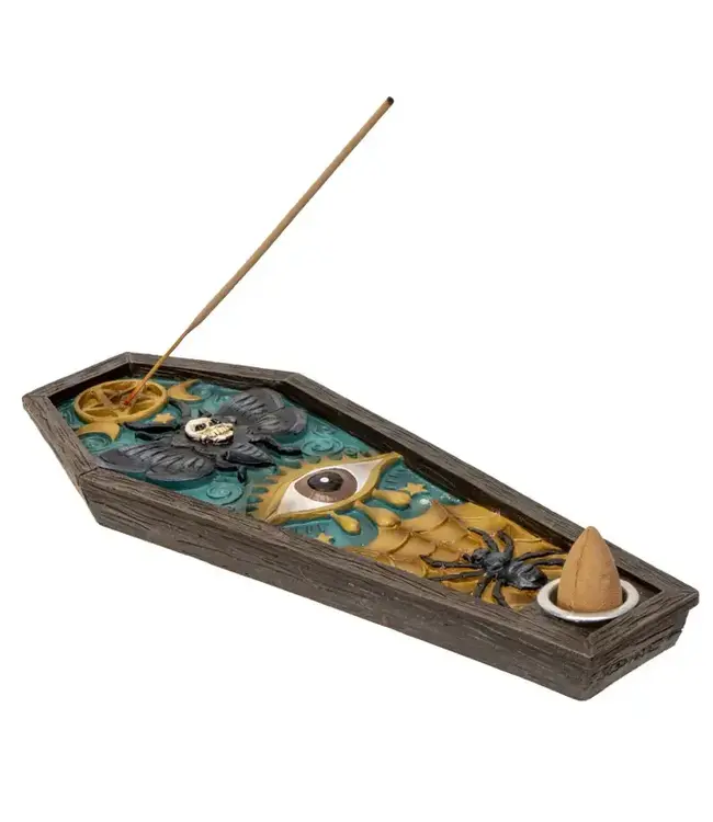 Light Up the Dark: Gothic Coffin Incense Burner