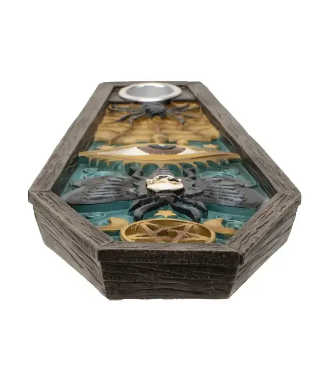 Light Up the Dark: Gothic Coffin Incense Burner