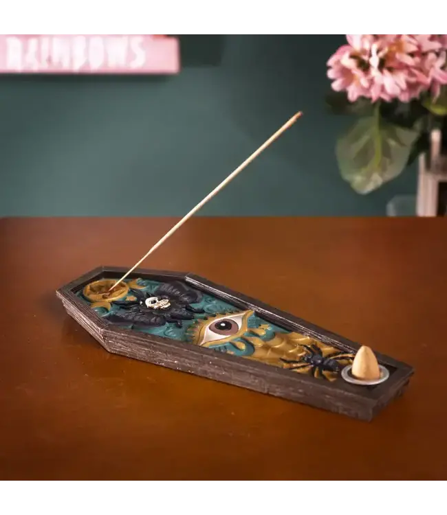 Light Up the Dark: Gothic Coffin Incense Burner