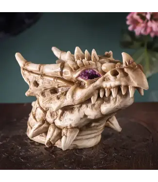 Pacific Giftware Bone Dragon Head Incense Burner