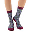 "Snazzy Raccoons: Purple Socks for the Hungry at Heart!"
