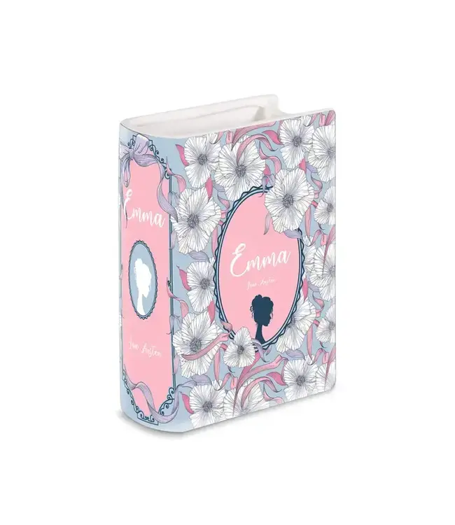 Emma Book Vase: Where Literature Meets Bloom!