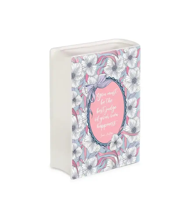 Emma Book Vase: Where Literature Meets Bloom!
