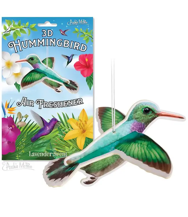 "Buzzing Fresh: 3D Hummingbird Bliss!"