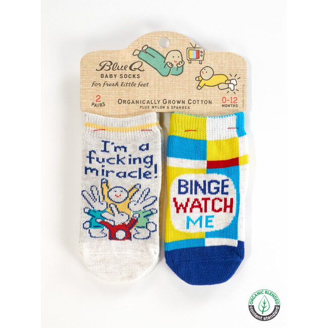 Fucking Miracle/Binge Baby Socks