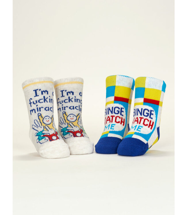 Fucking Miracle/Binge Baby Socks
