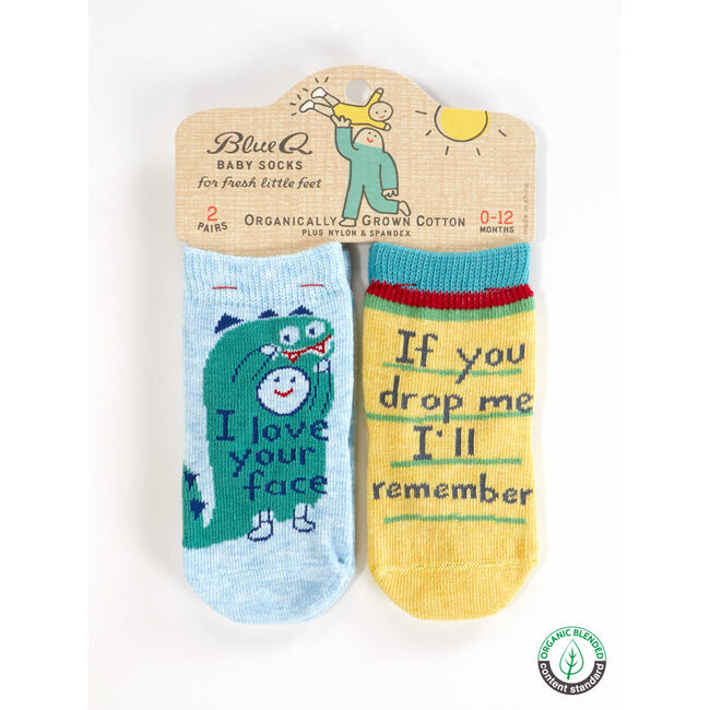 Your Face/Drop Me Baby Socks
