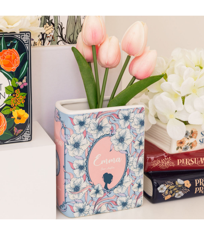 Emma Book Vase: Where Literature Meets Bloom!