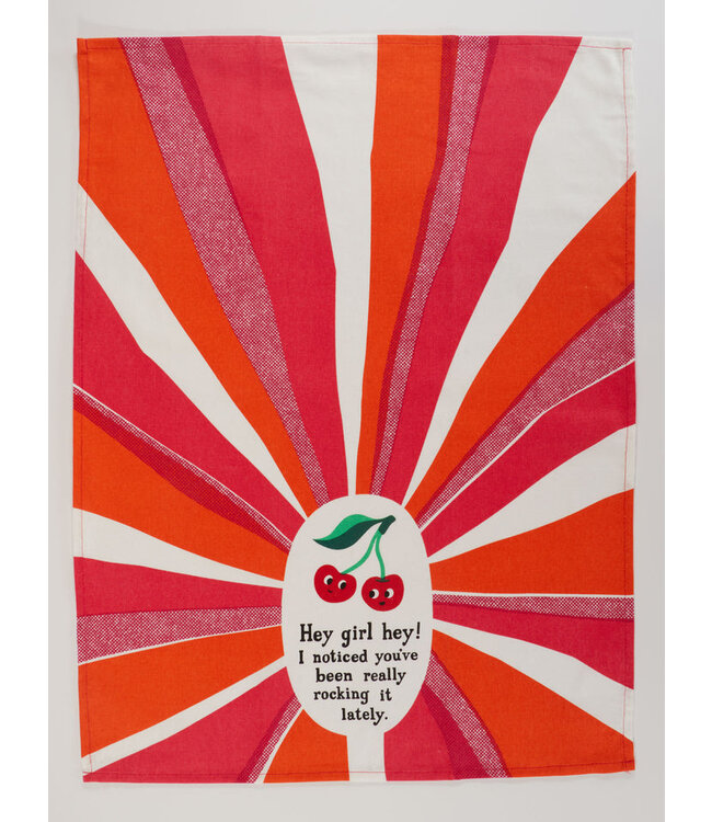 Rock Your Kitchen with the 'Hey Girl Hey!' Dish Towel!
