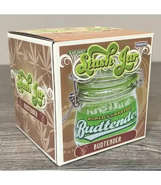 Budtender Large Storage Jar with Gasket Seal Lid