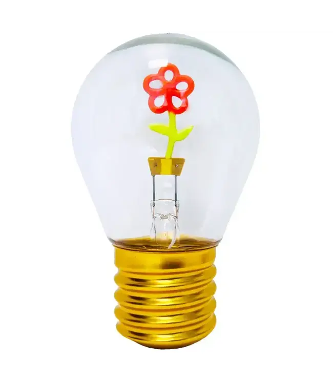 Glow with Love: The Flower Power Neon Bulb!