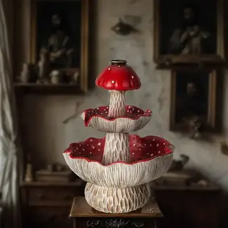 Pacific Giftware Toadstool Mushroom Backflow Burner