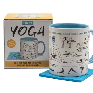 Unemployed Philosophers Guild Yoga Poses Coffee Mug