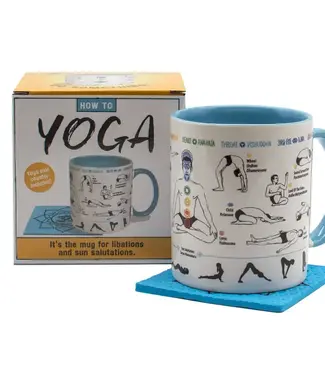 Unemployed Philosophers Guild Yoga Poses Coffee Mug