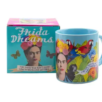 Unemployed Philosophers Guild Frida Kahlo Art Coffee Mug