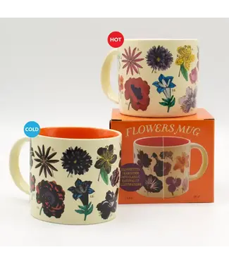 Unemployed Philosophers Guild Flowers Mug