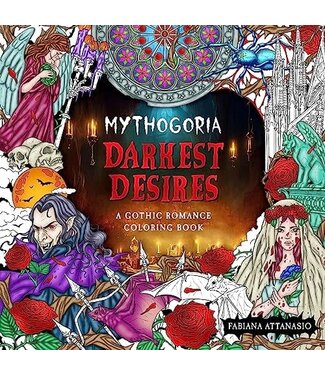 Mythogoria: Darkest Desires: A Gothic Romance Coloring Book