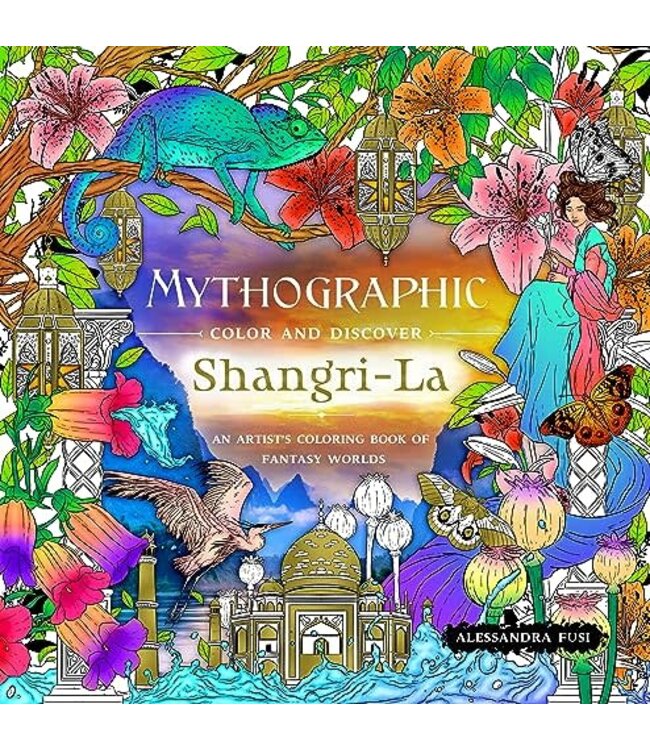 Color Your Own Shangri-La: A Fantasy Adventure Awaits!