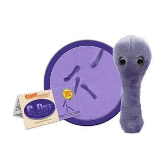 Giant Microbes M.C. Diff: Adorable Plush C. Diff Germ Toy
