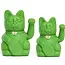Meet the Hulk Green Lucky Cat!