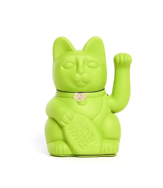 Your New Lucky Charm: Green Maneki-Neko!