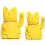 Lemon Yellow Lucky Cat: Pawsitive Vibes!