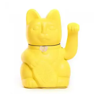 Diminuto Cielo Lucky Cat Lemon Yellow Large