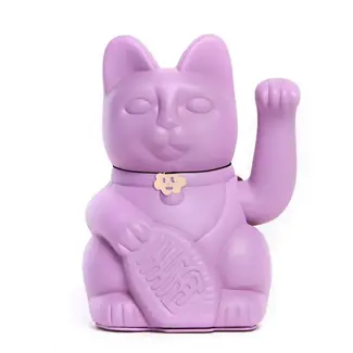 Diminuto Cielo Lucky Cat Mauve Medium