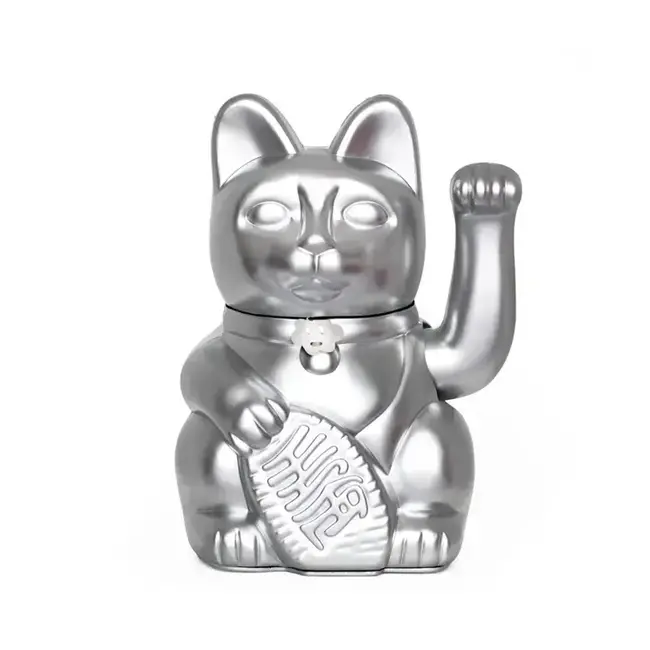 Bring Luck Home with Diminuto's Silver Cat!