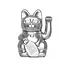 Bring Luck Home with Diminuto's Silver Cat!
