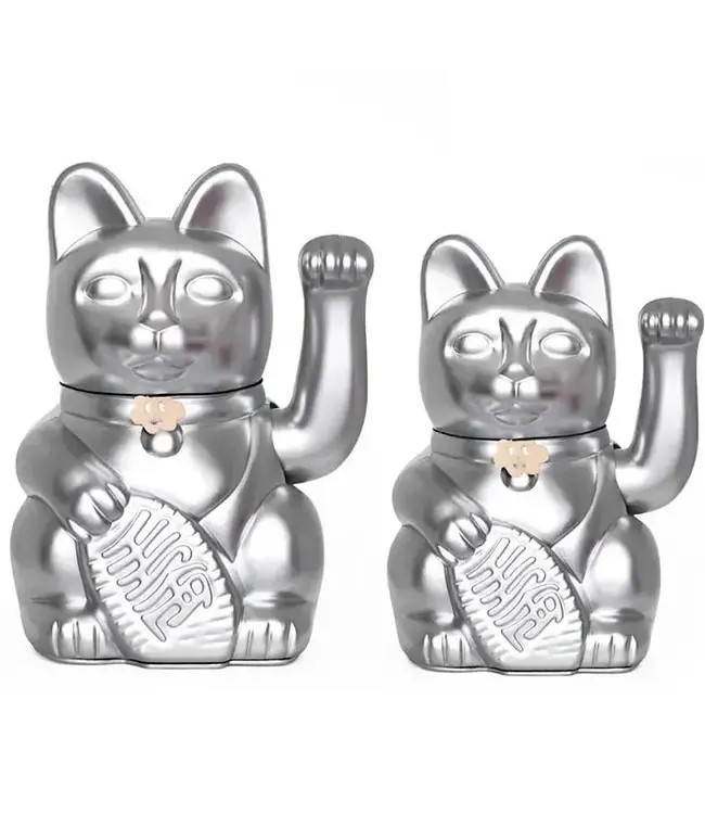 Bring Luck Home with Diminuto's Silver Cat!