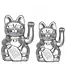 Bring Luck Home with Diminuto's Silver Cat!