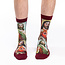 Step Into Faith: Bold Red Jesus Socks for Men!