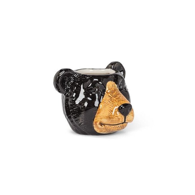 Bear-y Cute: Small Black Bear Planter