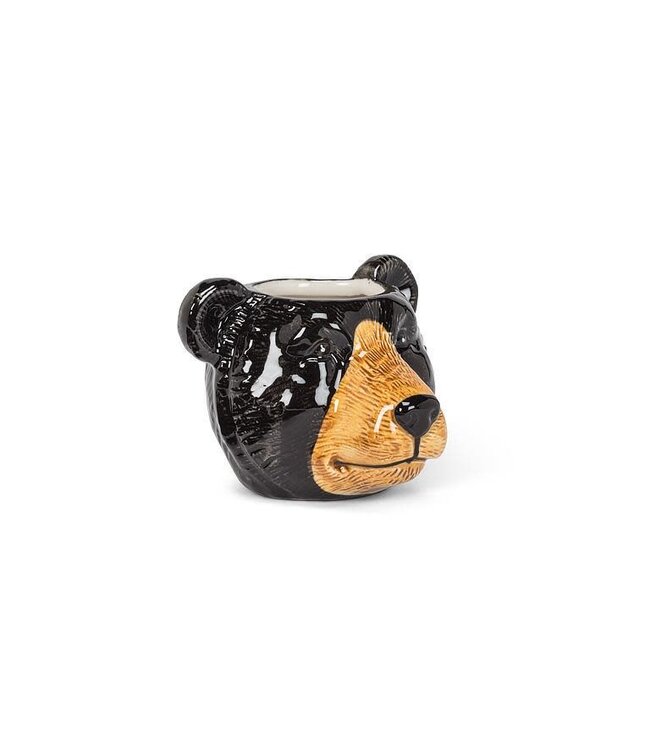 Bear-y Cute: Small Black Bear Planter