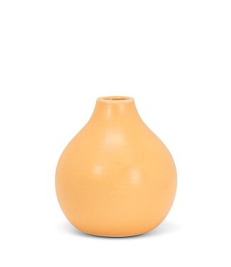 Abbott Small Matte Vase - Ochre
