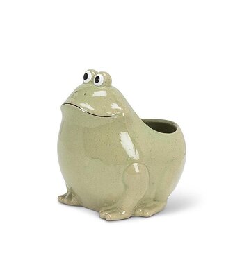 Abbott Large Sitting Frog Planter - 6.5"