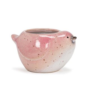 Abbott Small Bird Planter - Pink - 3"