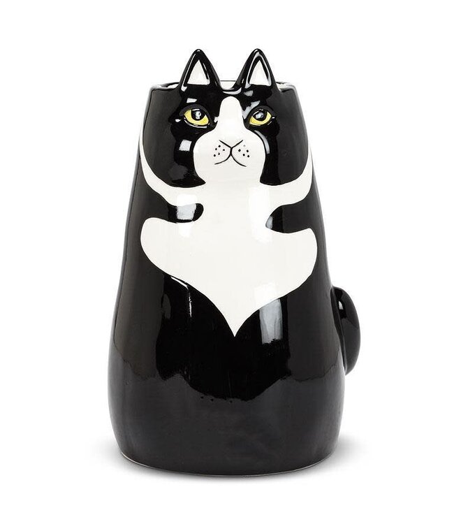 Purr-fect Cat Vase: Where Felines Meet Flowers!