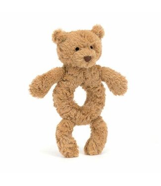 Jellycat Bartholomew Bear Ring Rattle