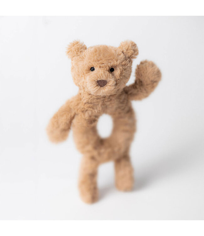 Bartholomew Bear: The Cuddly Rattle for Tiny Hands!