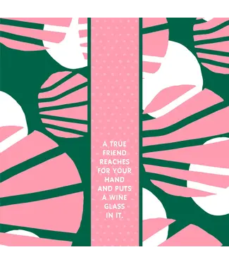 Drinks on Me Dishtowel - True Friend